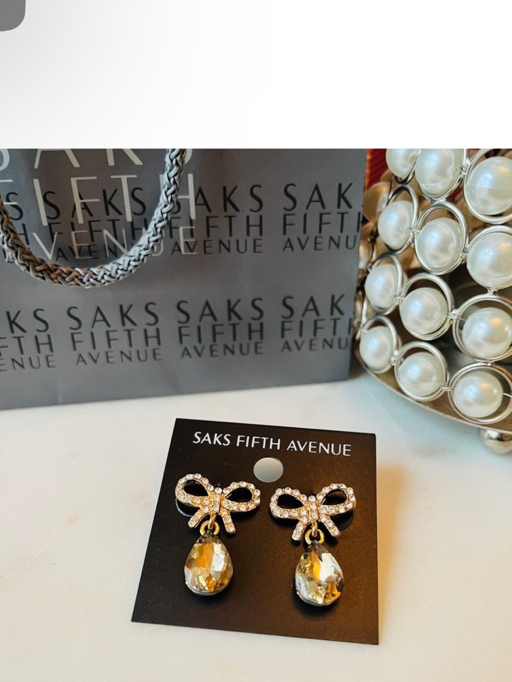 Saks Fifth Avenue Earrings (NWT)